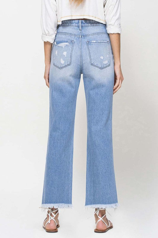 90's Vintage Ankle Flare Jeans ***