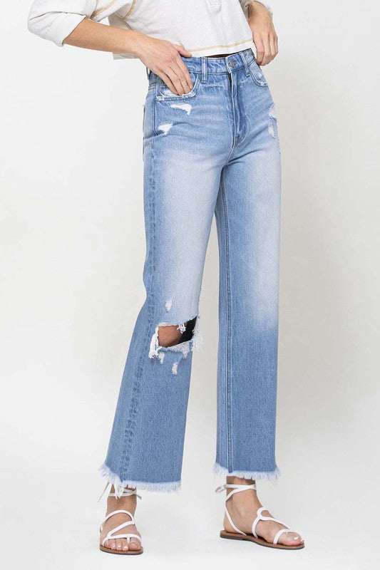 90's Vintage Ankle Flare Jeans ***