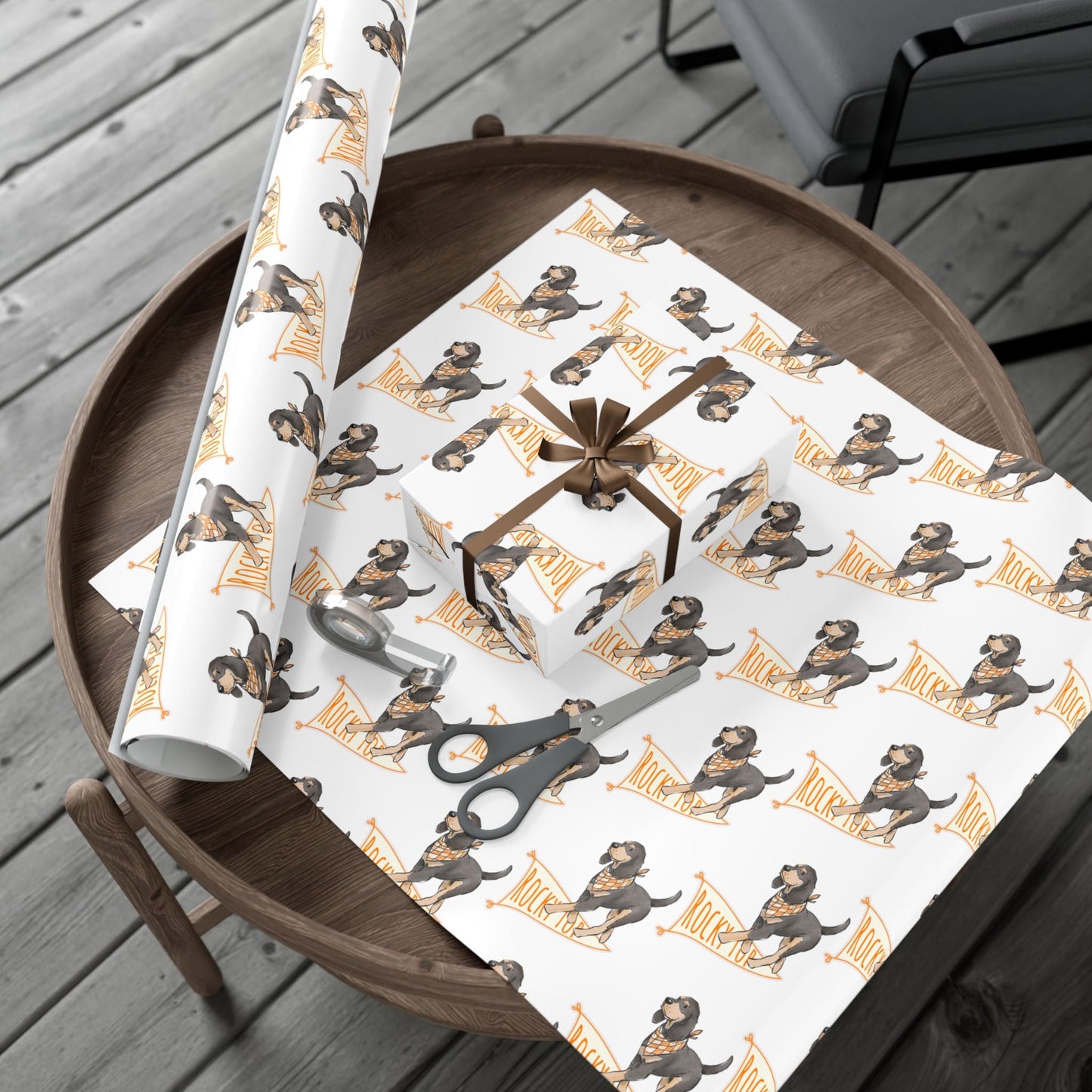 Smokey Tennessee VOLS Gift Wrap Paper Printify