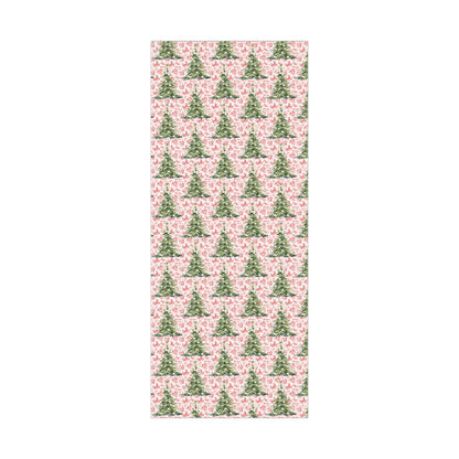 Vintage Red Toile Christmas Wrapping Paper Printify