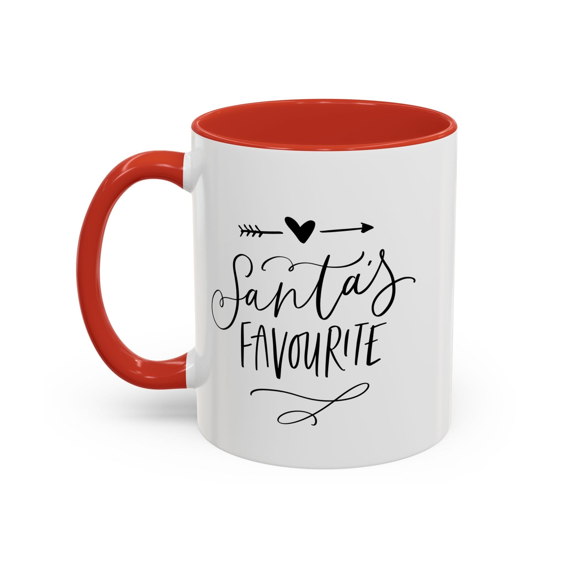 Santa's Favorite Accent Coffee Mug Printify