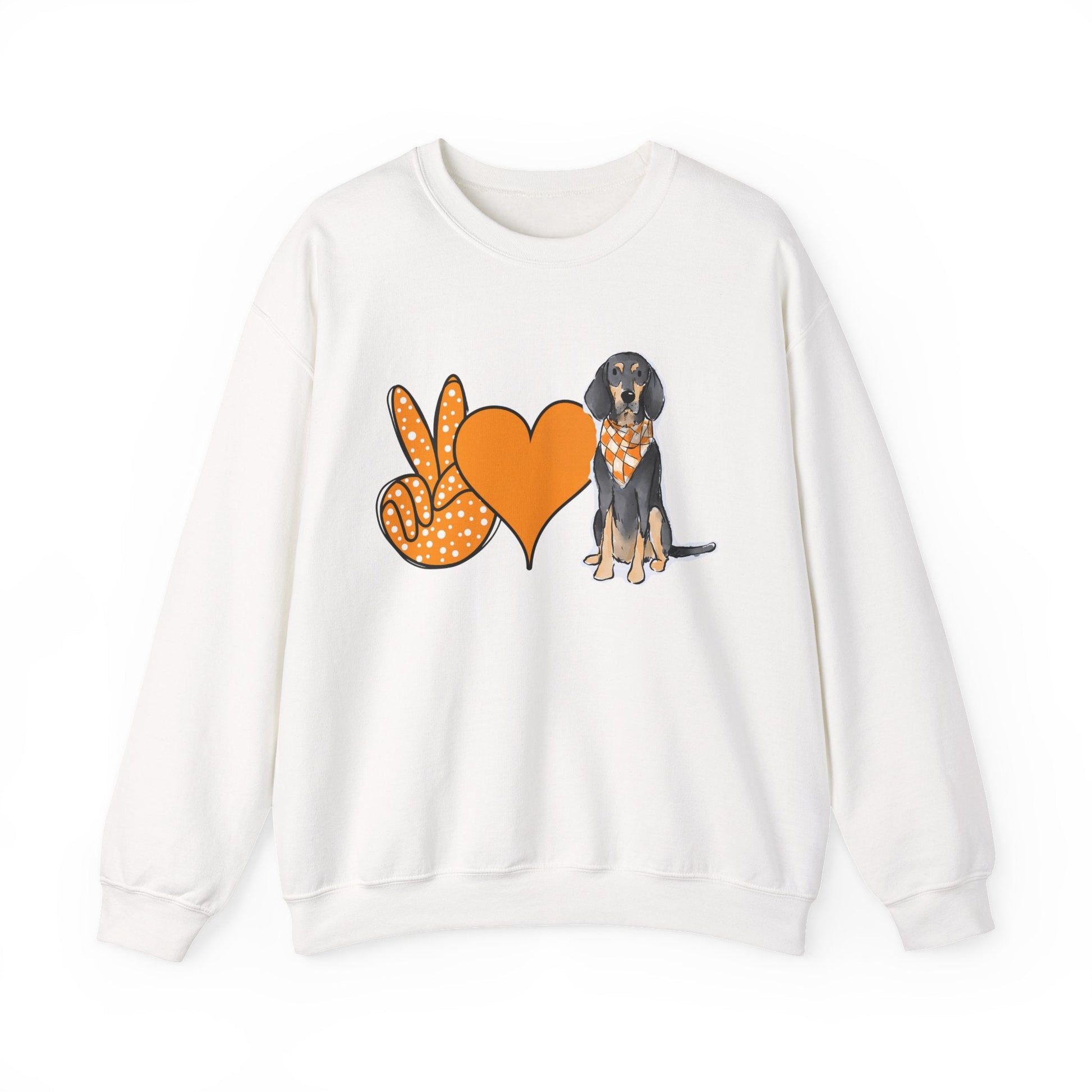 Smokey Peace, Love, Vols, Tennessee Sweatshirt Printify