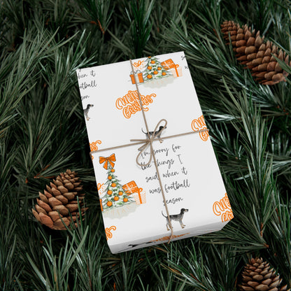 Tennessee VOLS I'm sorry Christmas Gift Wrap Paper Printify