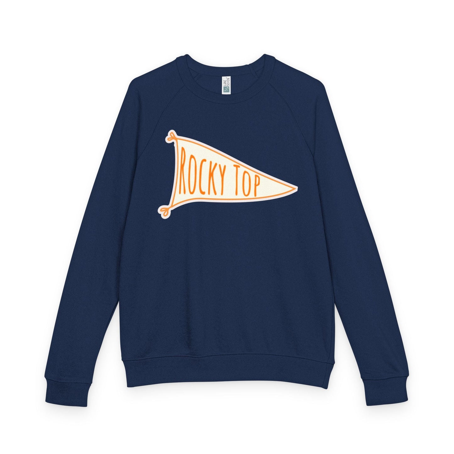 Tennessee Vols Rocky Top Flag Raglan Sweatshirt Printify