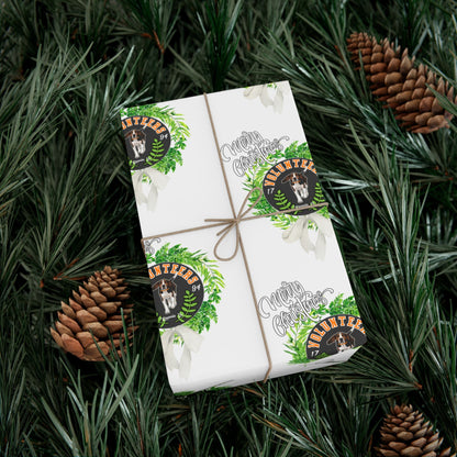 Christmas Wreath Tennessee VOLS Wrapping Paper Printify