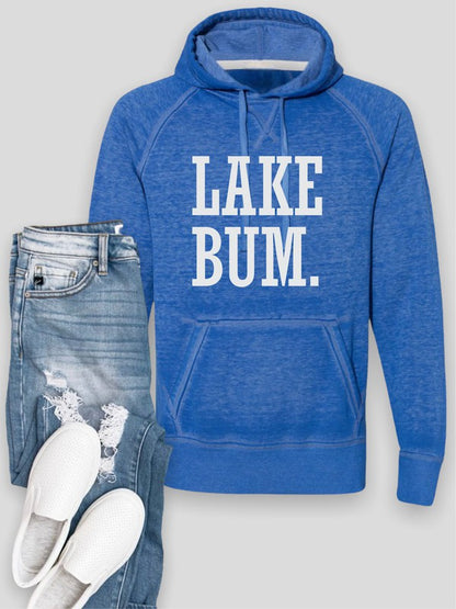 Lake Bum Vintage Hoodie