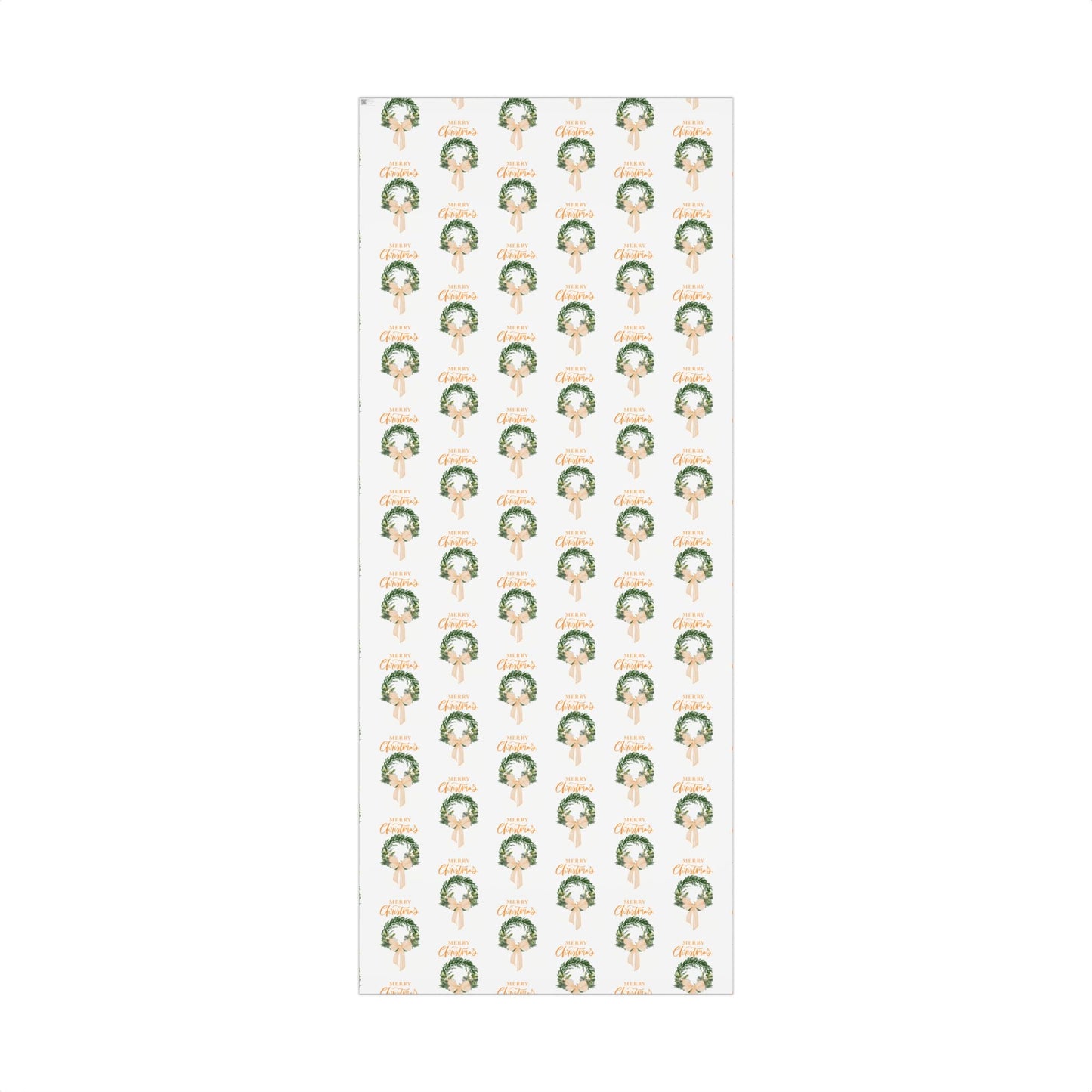 Tennessee Volunteers Christmas Gift Wrap, Elegant Wreath Design, Holiday Wrapping Sheets, Decorative Xmas Present Wrap, Printify