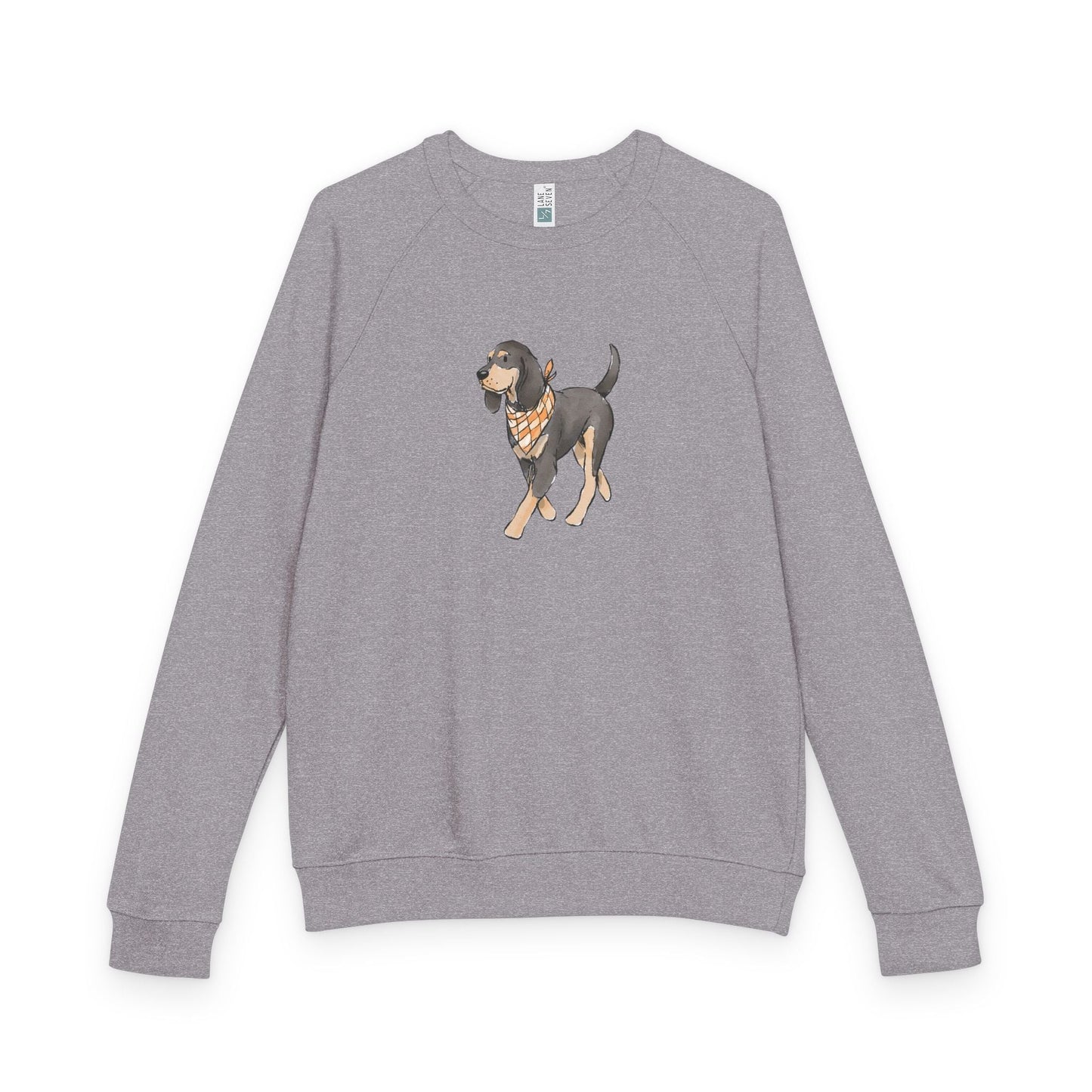 Tennessee Vols Smokey the Mascot Raglan Crewneck - Unisex Pullover Printify