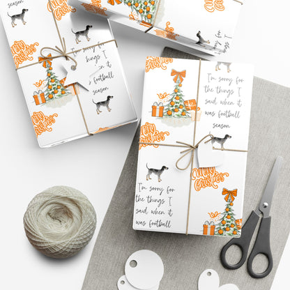 Tennessee VOLS I'm sorry Christmas Gift Wrap Paper Printify