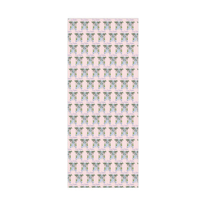 Chinoiserie Christmas Blue and White Gift Wrap Paper, Holiday Gift Wrap, Festive Wrapping Paper, Decorative Wrapping Printify