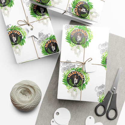 Christmas Wreath Tennessee VOLS Wrapping Paper Printify