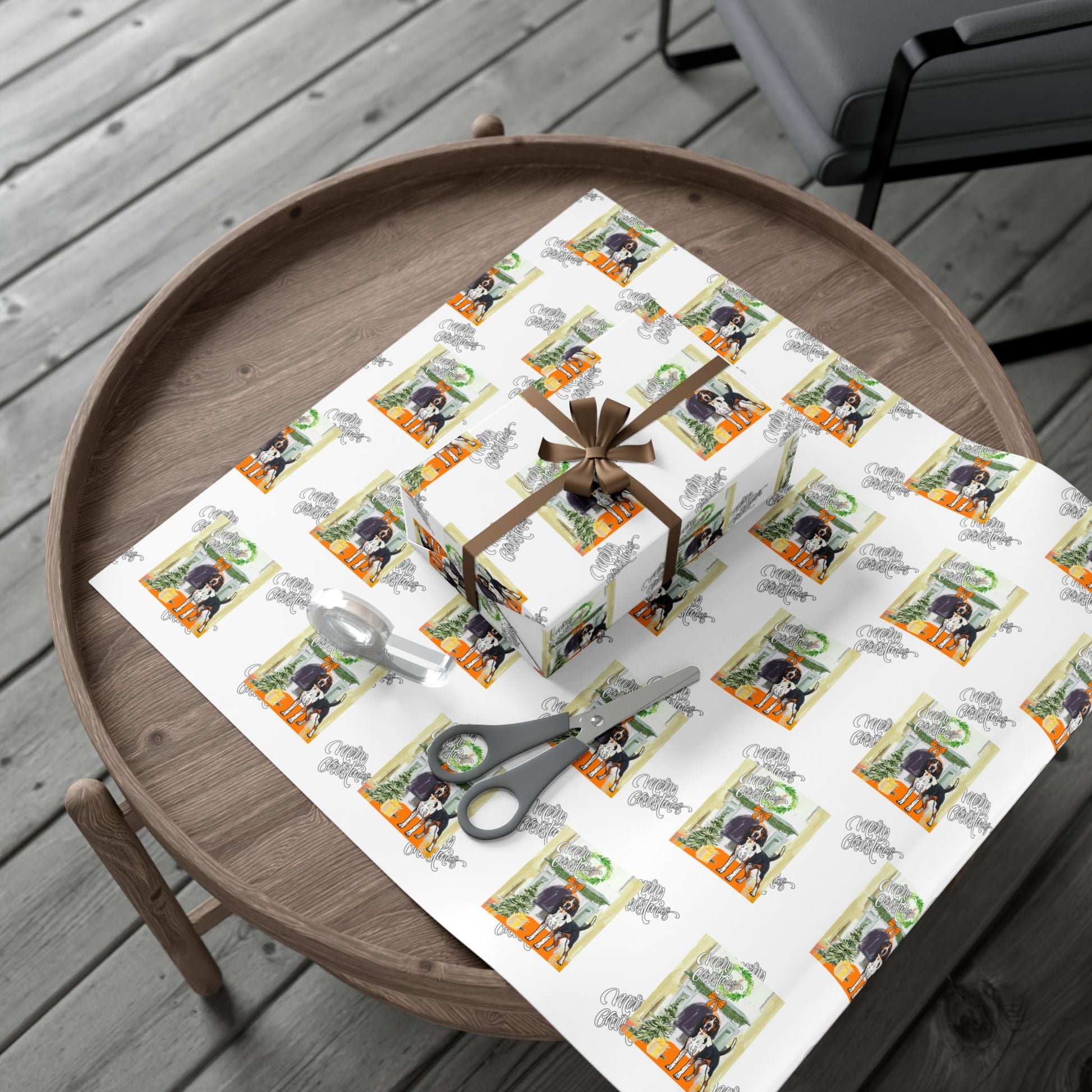 Holiday Tennessee VOLS Gift Wrap Paper Printify
