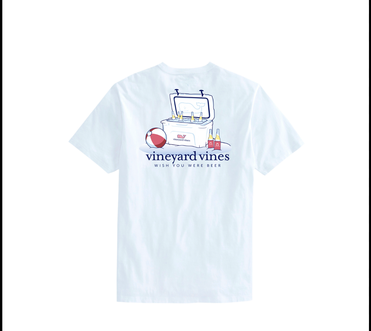 VINEYARD VINES Adult Wish You Were Beer Short sleeve Tee