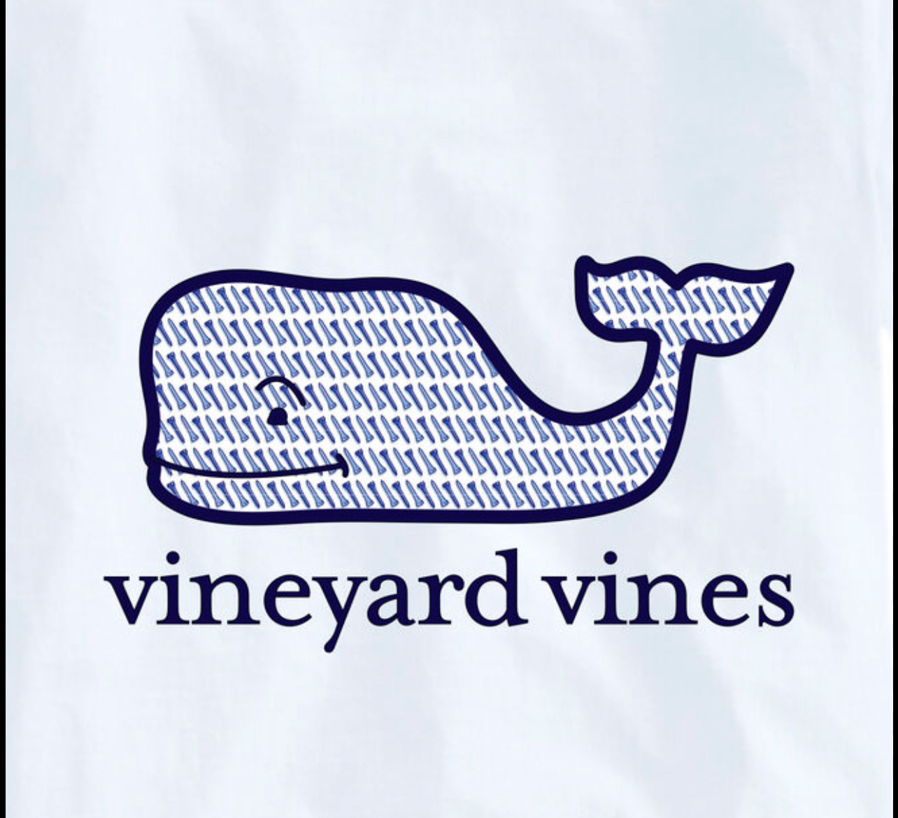 VINEYARD VINES Adult MicroTee Whale Fill Long Sleeve