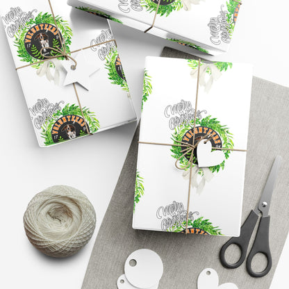 Christmas Wreath Tennessee VOLS Wrapping Paper Printify