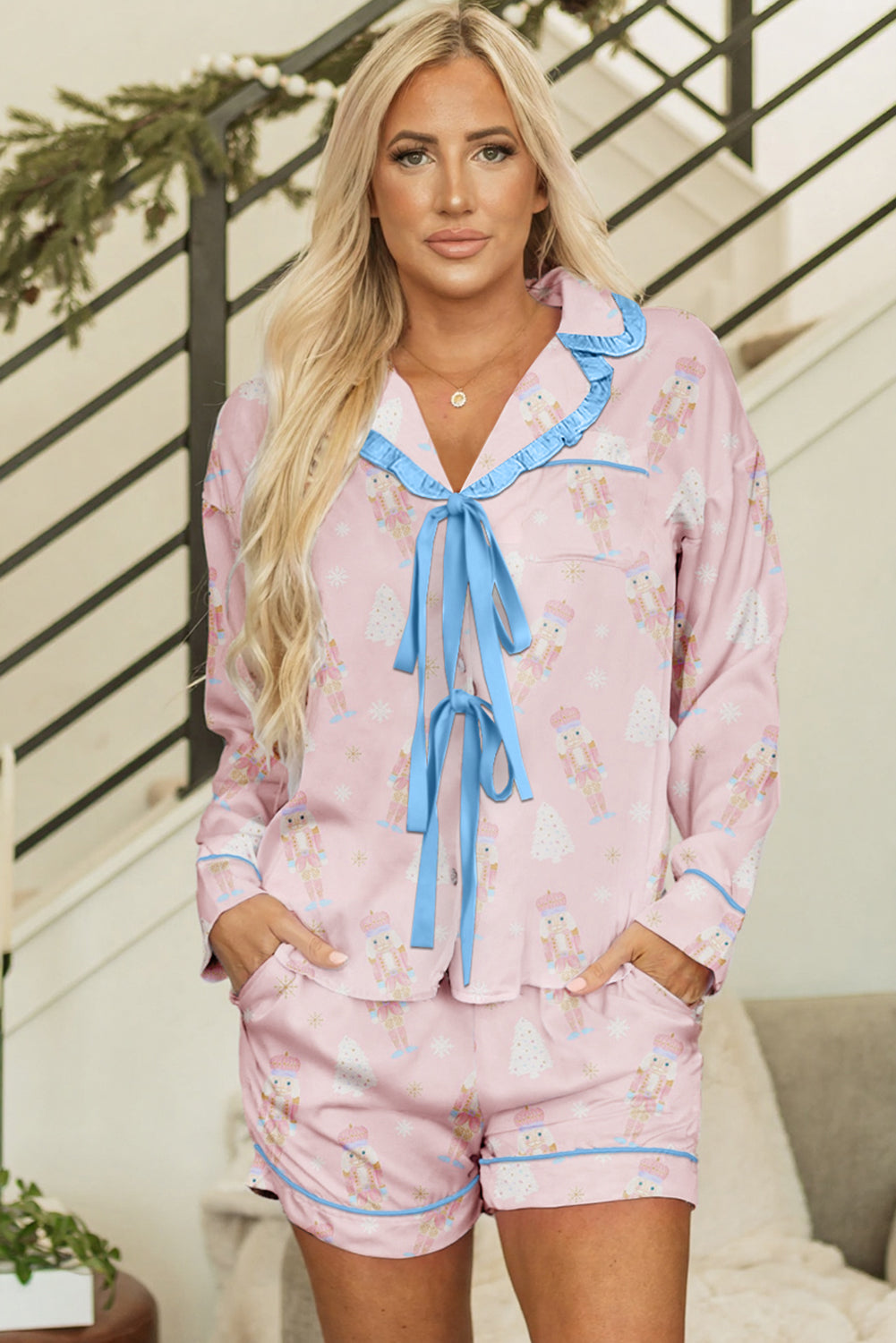 Christmas Bows Pajama Set Dear-Lover Dropshipping