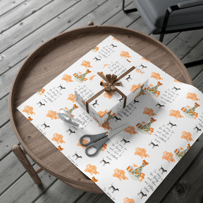 Tennessee VOLS I'm sorry Christmas Gift Wrap Paper Printify