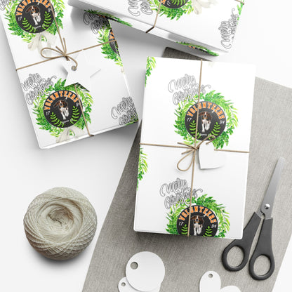 Christmas Wreath Tennessee VOLS Wrapping Paper Printify