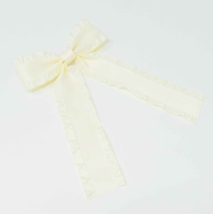 Love Game Frill Bow Hair Clip