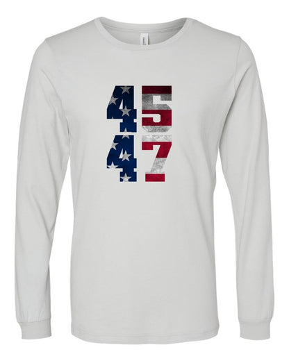 45 47 Trump America Long Sleeve Tee Plus Size