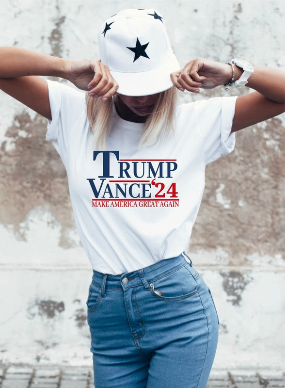 Trump Vance 2024 Softstyle Graphic Plus Sizes