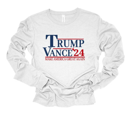 Trump Vance 2024 Graphic Long Sleeve