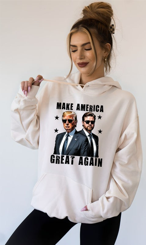 Make America Great Again Graphic Hoodie Plus Size