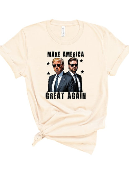 Make America Great Again Trump Vance Graphic Tee Plus Size