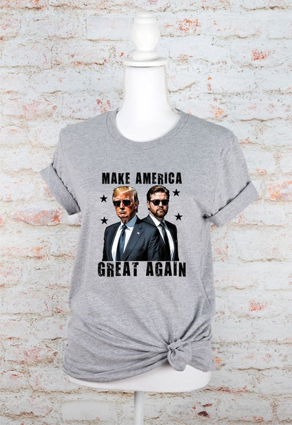 Make America Great Again Trump Vance Graphic Tee Plus Size