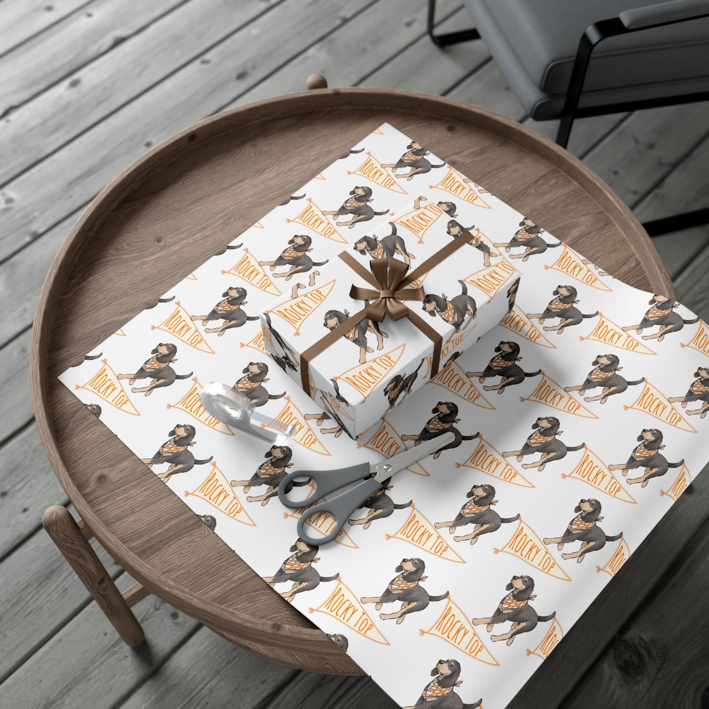 Smokey Tennessee VOLS Gift Wrap Paper Printify