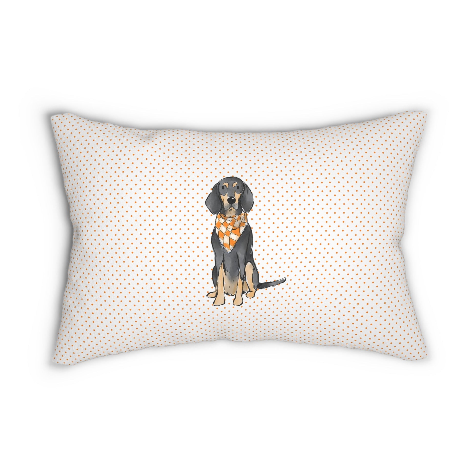 Whimsical Smokey Mascot Tennessee Vols Lumbar Pillow Printify