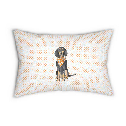 Whimsical Smokey Mascot Tennessee Vols Lumbar Pillow Printify