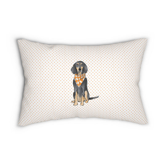 Whimsical Smokey Mascot Tennessee Vols Lumbar Pillow Printify