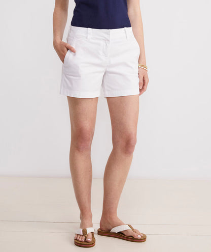 VINEYARD VINES Women's 5" Everyday Shorts- WHITE