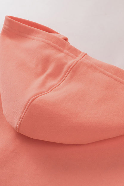 Orange Henley Hoodie