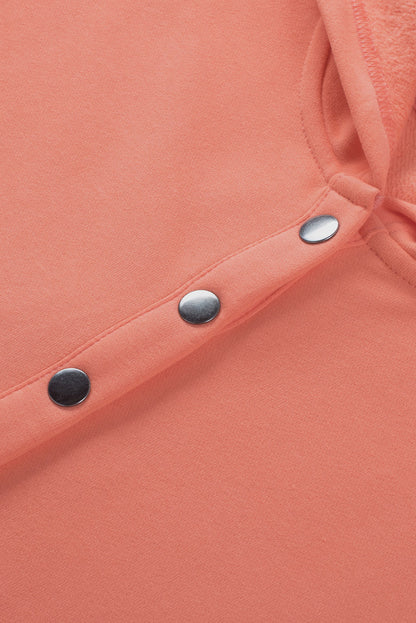 Orange Henley Hoodie