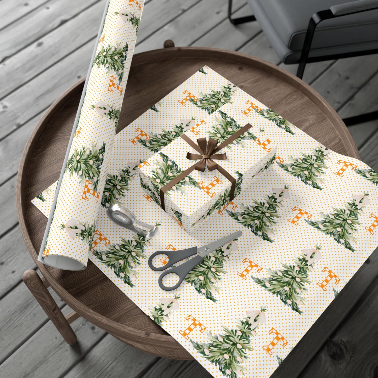 Whimsical Tennessee Volunteers Wrapping paper Printify