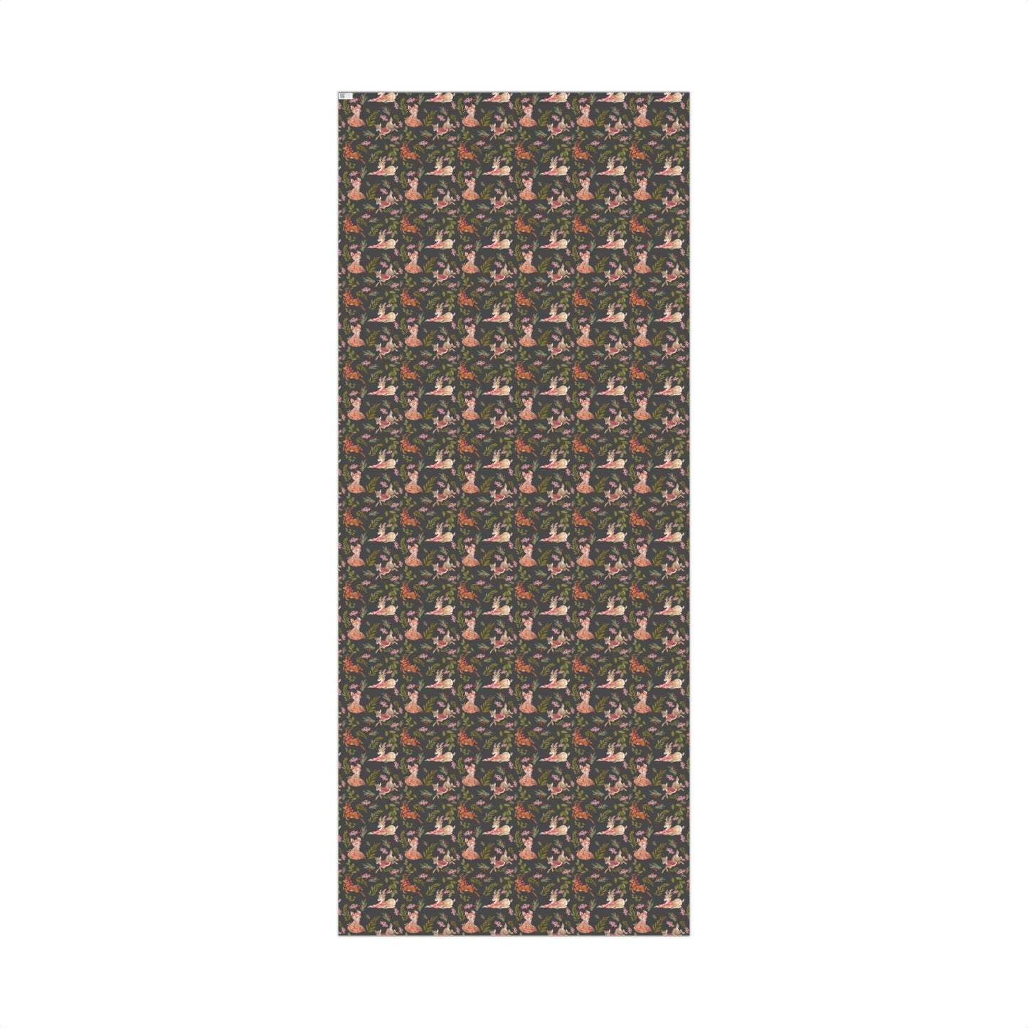 Holiday Woodland Animals Wrapping Paper Printify