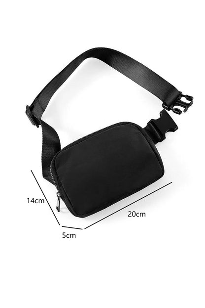 Black Waterproof Crossbody Chest Bag