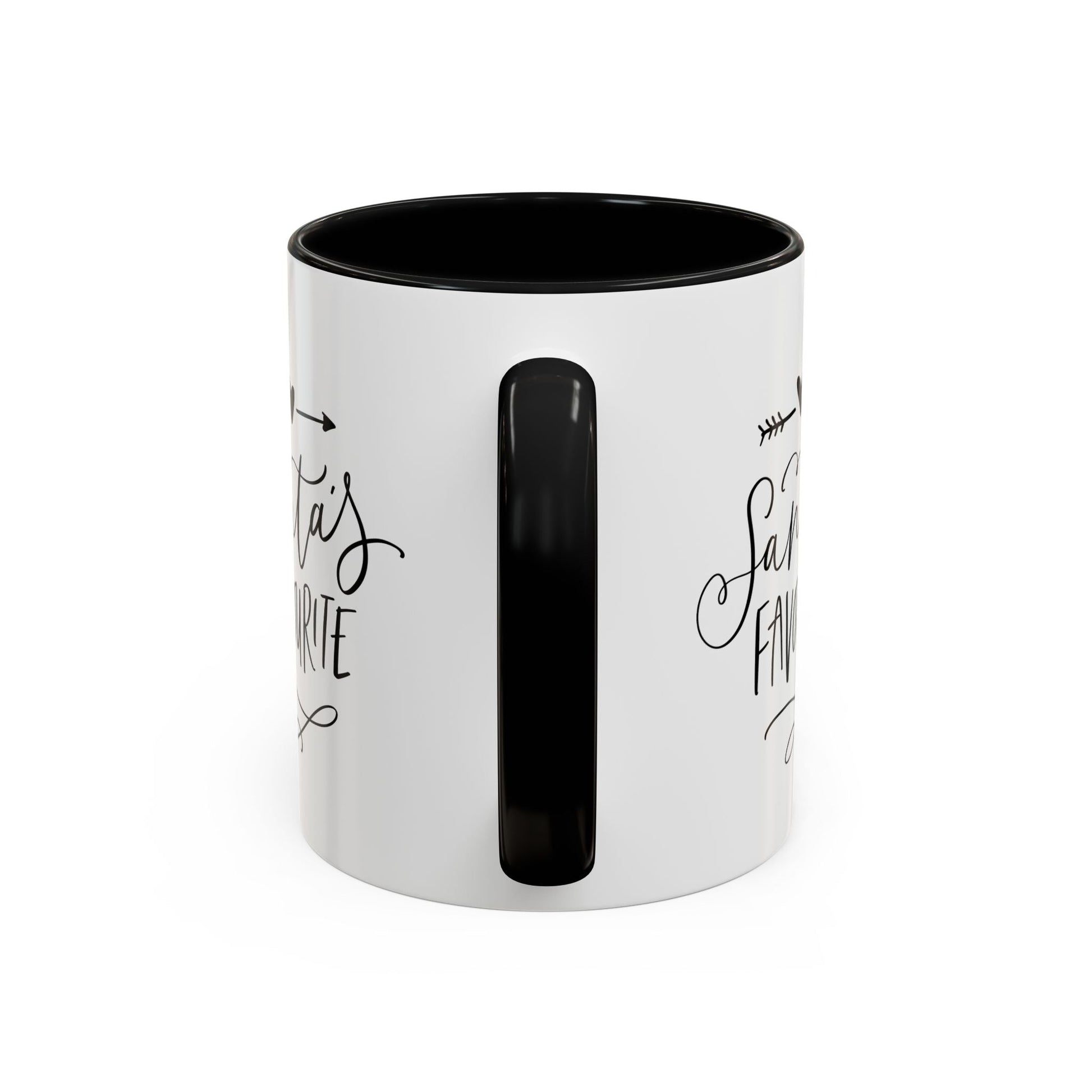 Santa's Favorite Accent Coffee Mug Printify