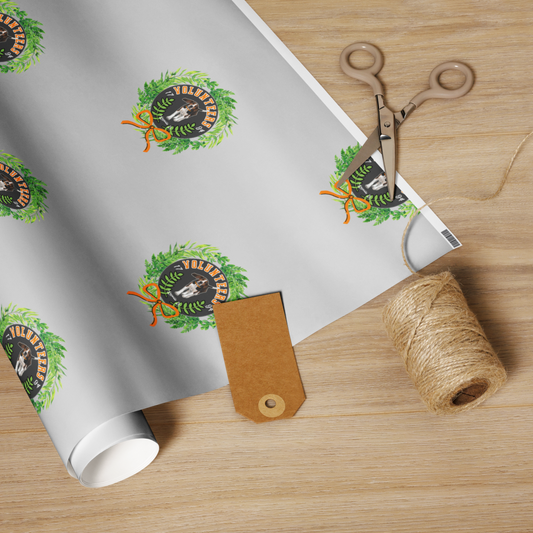 Tennessee Volunteers Christmas Wreath Wrapping Paper Roll Greta Bean & Co.