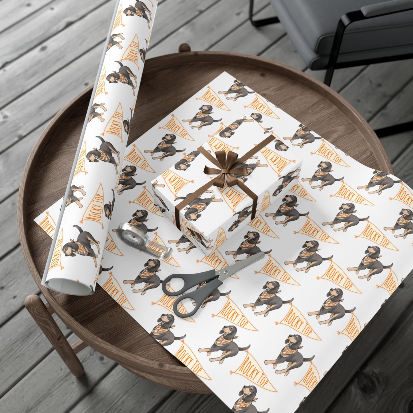 Smokey Tennessee VOLS Gift Wrap Paper Printify