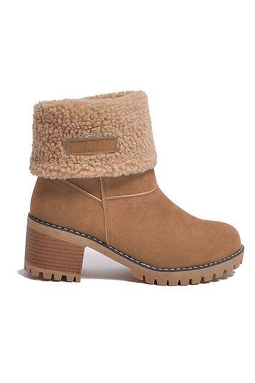 Brown Winter Fleece Lined Boots