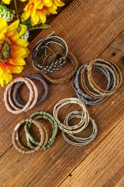 Multicolour Boho Knotted Hair Ties