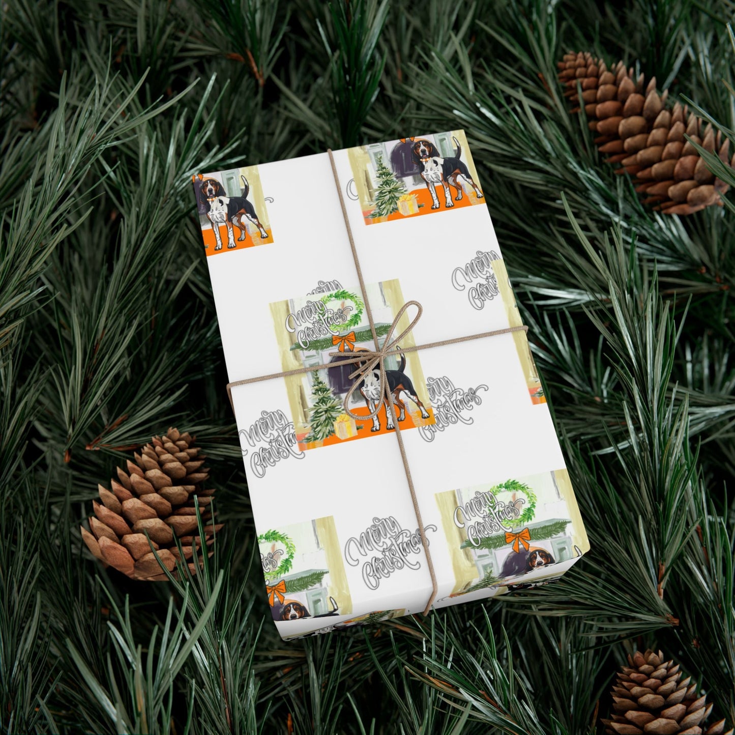 Holiday Tennessee VOLS Gift Wrap Paper Printify