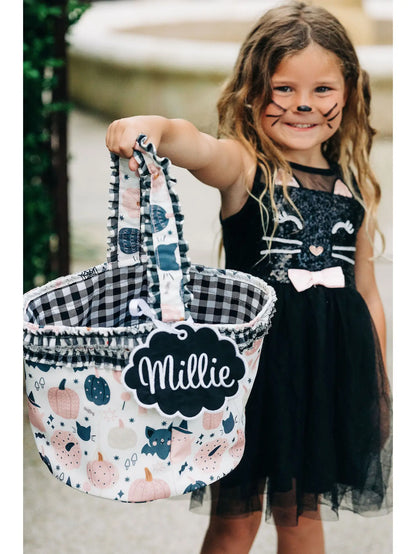 Kids Halloween Basket Bag- Bougie Halloween