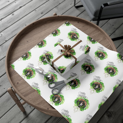 Christmas Wreath Tennessee VOLS Wrapping Paper Printify