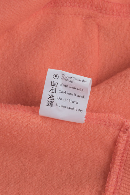 Orange Henley Hoodie