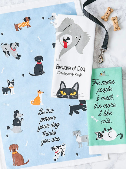 Dog Person Printed Dishtowel