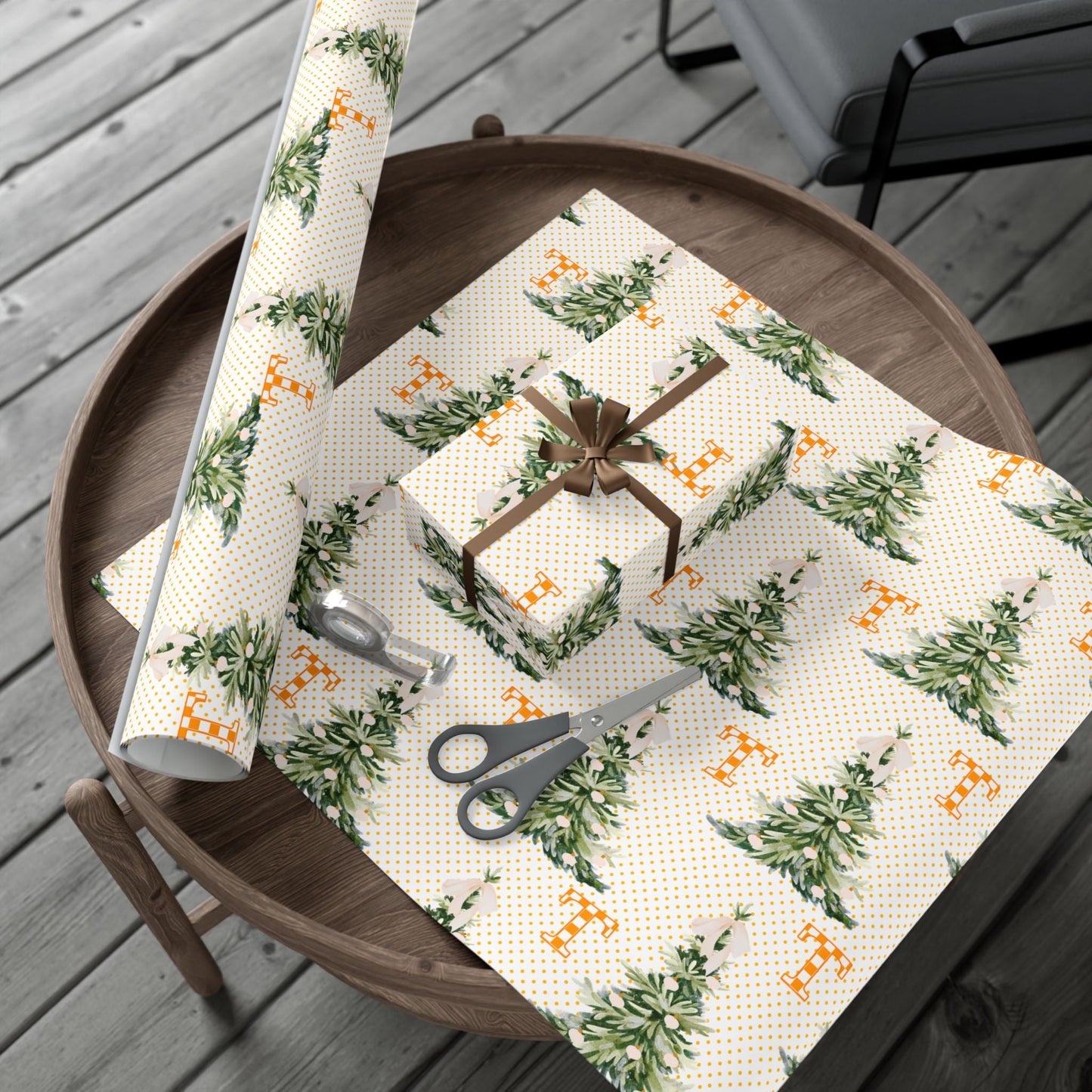 Whimsical Tennessee Volunteers Wrapping paper Printify